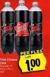Vomar Voordeelmarkt First Choice Cola aanbieding