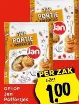 Vomar Voordeelmarkt Jan Poffertjes Zak 12 stuks aanbieding