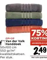 Vomar Voordeelmarkt Van der Valk Handdoek aanbieding