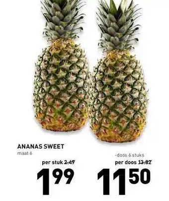 De Kweker Ananas sweet aanbieding