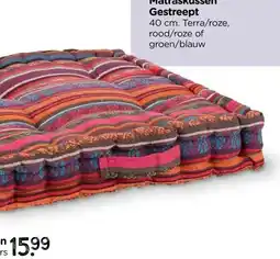 Xenos Matraskussen Mexican - rood/paars - 40x40 cm aanbieding