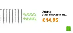 Obelink Obelink Schroefharingen met haringclips aanbieding