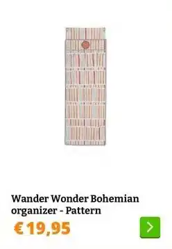 Obelink Wander Wonder Bohemian organizer - Mid Blue aanbieding