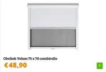 Obelink Obelink Velum 75 x 70 combirollo aanbieding