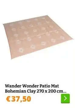 Obelink Wander Wonder Patio Mat Bohemian Clay aanbieding