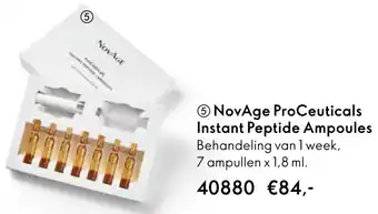 Oriflame NovAge ProCeuticals Instant Peptide Ampoules aanbieding