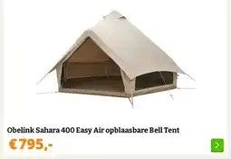 Obelink Obelink Sahara 500 Easy Air opblaasbare Bell Tent aanbieding