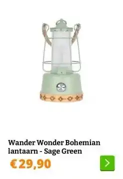 Obelink Wander Wonder Bohemian lantaarn - Faded Red aanbieding