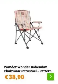 Obelink Wander Wonder Bohemian Chairman vouwstoel Pattern aanbieding