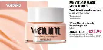 Oriflame Waunt Sleeping Beauty Nourishing Mask aanbieding