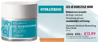 Oriflame Optimals Moisture Quenching Face Mask aanbieding