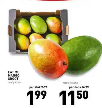 De Kweker Eat me Mango Groot aanbieding