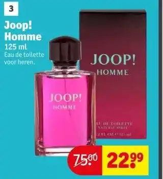 Kruidvat Joop! Homme aanbieding