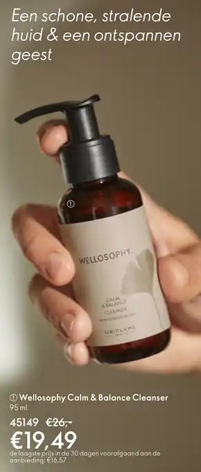 Oriflame Wellosophy Calm & Balance Cleanser aanbieding