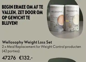 Oriflame Wellosophy Weight Loss Set aanbieding