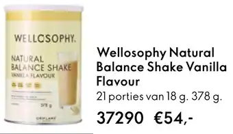 Oriflame Wellosophy Natural Balance Shake Vanilla Flavour aanbieding