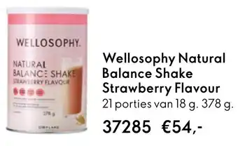 Oriflame Wellosophy Natural Balance Shake Strawberry Flavour aanbieding