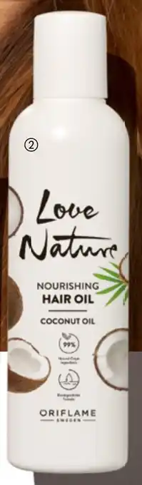Oriflame Love Nature Nourishing Hair Oil Coconut Oil aanbieding