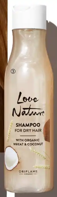 Oriflame Love Nature Shampoo For Dry Hair with Organic Wheat & Coconut aanbieding
