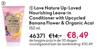 Oriflame Love Nature Up Loved Nourishing Leave-in Conditioner with Upcycled Banana Flower & Organic Acai aanbieding