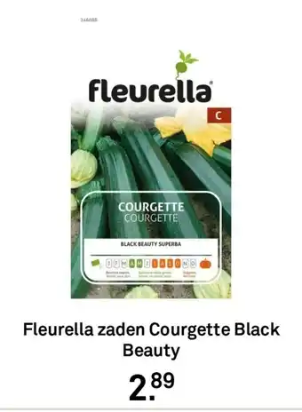 Karwei Fleurella zaden Courgette Black Beauty aanbieding