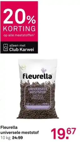 Karwei Fleurella universele meststof aanbieding