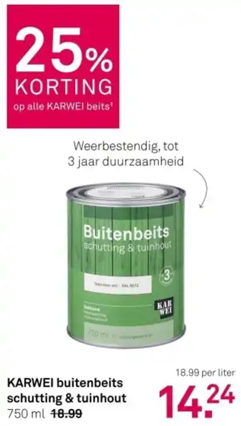 Karwei KARWEI buitenbeits schutting & tuinhout aanbieding