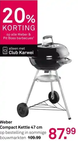 Karwei Weber Compact Kettle aanbieding