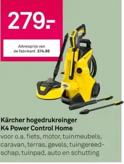 Karwei Kärcher hogedrukreinger K4 Power Control Home aanbieding