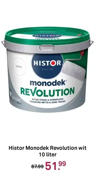 Karwei Histor Monodek Revolution wit aanbieding