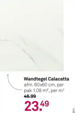 Karwei Wandtegel Calacatta aanbieding