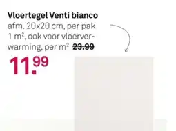 Karwei Vloertegel Venti bianco aanbieding