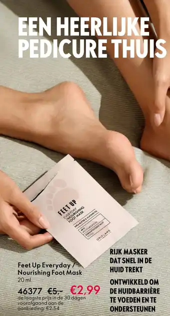 Oriflame Feet Up Everyday / Nourishing Foot Mask aanbieding