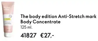 Oriflame The body edition Anti-Stretch mark Body Concentrate aanbieding
