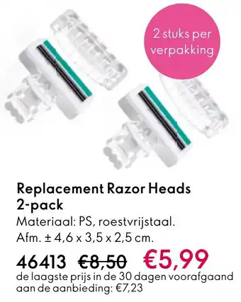 Oriflame Replacement Razor Heads 2-pack aanbieding