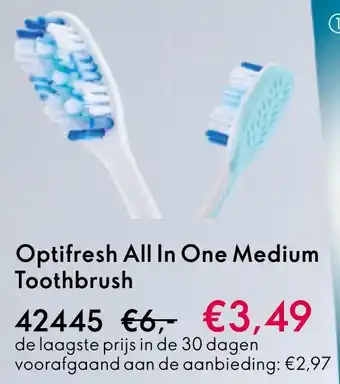 Oriflame Optifresh All In One Medium Toothbrush aanbieding