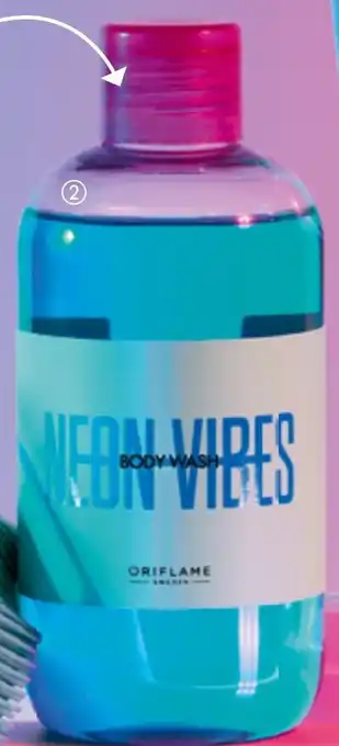 Oriflame Neon Vibes Body Wash aanbieding