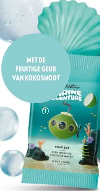 Oriflame Love Nature Marine Adventure Soap Bar with Organic Coconut Water aanbieding