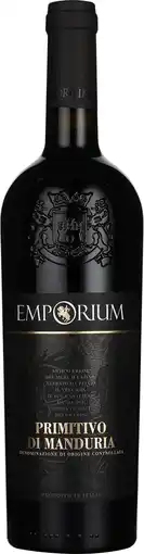 Drankdozijn Emporium Primitivo di Manduria 75CL aanbieding