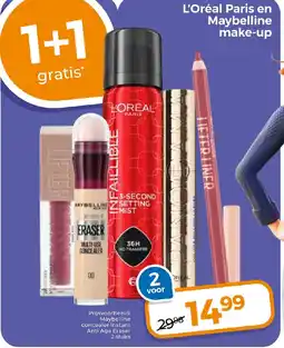 Trekpleister L'Oréal Paris en Maybelline make up aanbieding