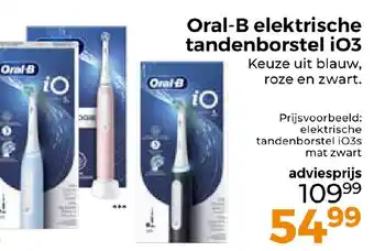 Trekpleister Oral-B elektrische tandenborstel i03 aanbieding