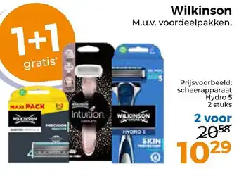 Trekpleister Wilkinson aanbieding