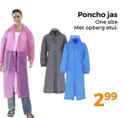 Trekpleister Poncho jas aanbieding