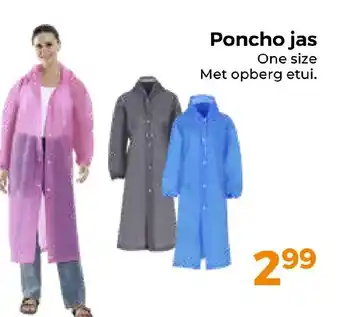 Trekpleister Poncho jas aanbieding