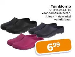 Trekpleister Tuinklomp aanbieding