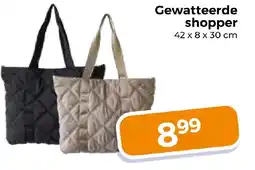 Trekpleister Gewatteerde shopper aanbieding