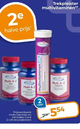 Trekpleister Trekpleister multivitaminen aanbieding