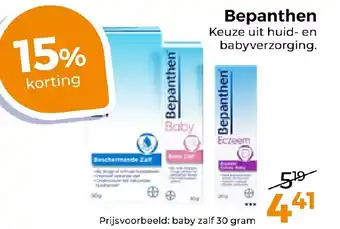 Trekpleister Bepanthen aanbieding