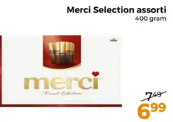 Trekpleister Merci Selection assorti aanbieding