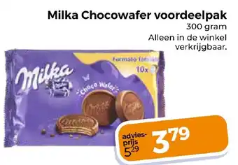 Trekpleister Milka Chocowafer voordeelpak aanbieding